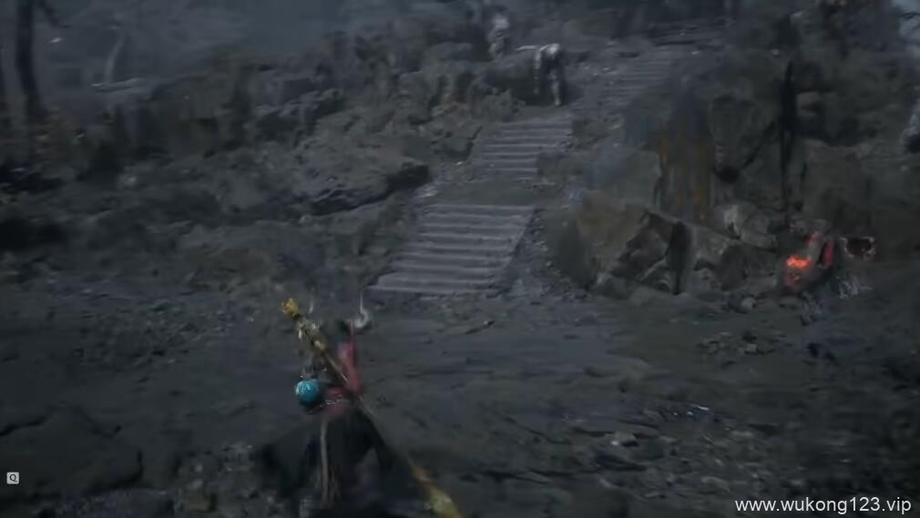 黑神话悟空火焰山打坐点在哪 火焰山打坐点位置一览