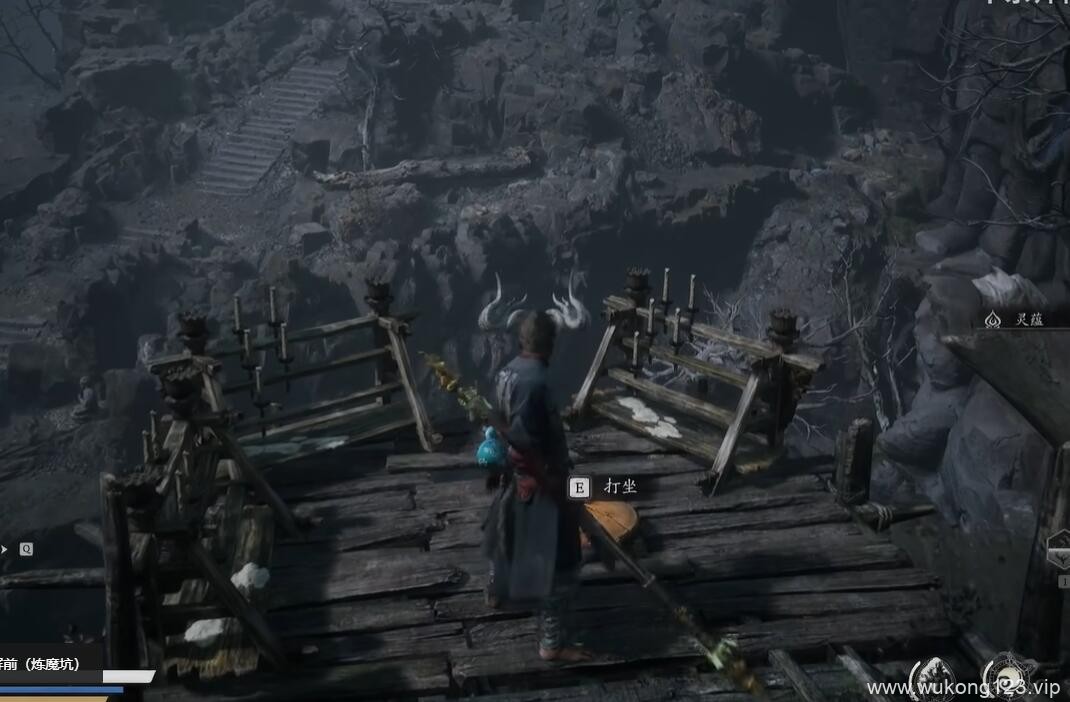 黑神话悟空火焰山打坐点在哪 火焰山打坐点位置一览