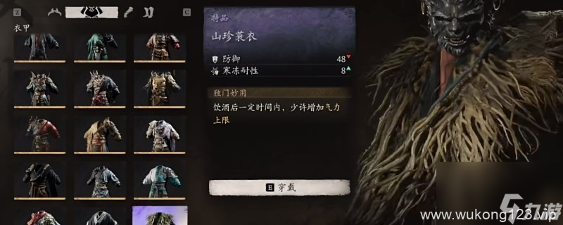 《黑神话 悟空》怎么获取山珍蓑衣