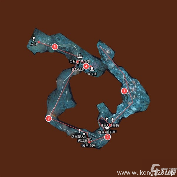 《黑神话悟空》第四章全收集跑图路线指引